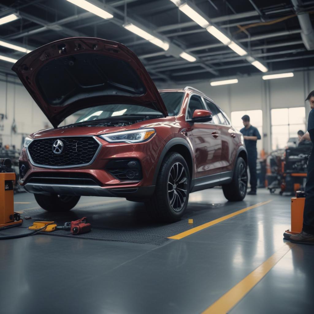 Техобслуживание и ремонт автомобилей в специализированном техцентре